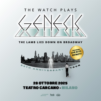 Locandina evento THE WATCH PLAYS GENESIS
