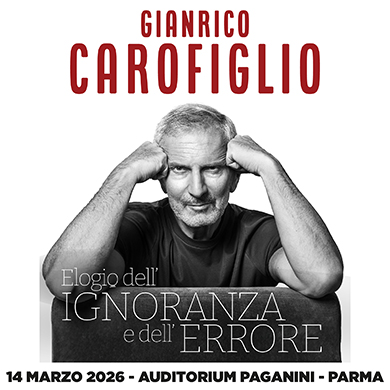 Locandina evento GIANRICO CAROFIGLIO