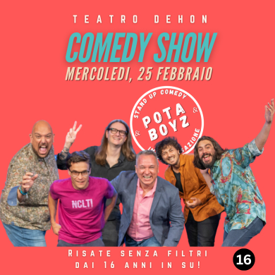 Locandina evento POTA BOYZ COMEDY SHOW
