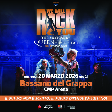 Locandina evento WE WILL ROCK YOU