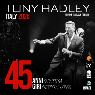 Locandina evento TONY HADLEY