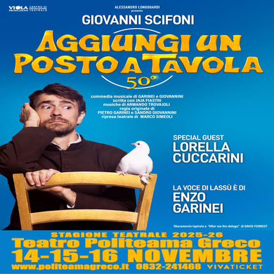 Locandina evento AGGIUNGI UN POSTO A TAVOLA