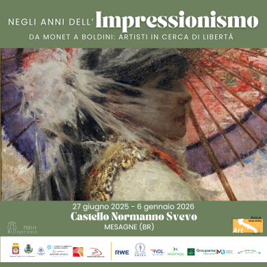 Locandina evento NEGLI ANNI DELL'IMPRESSIONISMO
