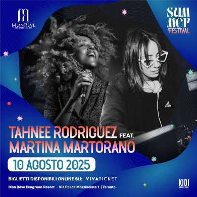 Locandina evento TAHNEE RODRIGUEZ FEAT. MARTINA MARTORANO