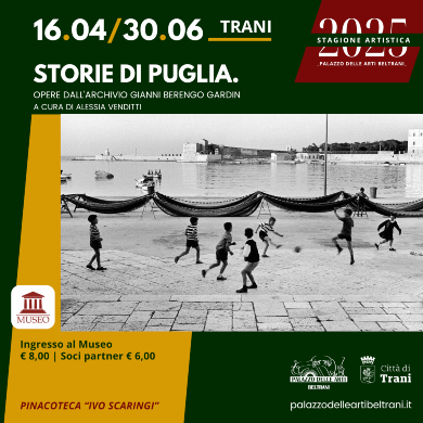 Locandina evento MOSTRA PUGLIA BERENGO GARDIN