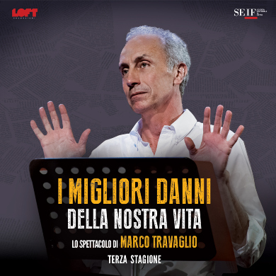 Locandina evento MARCO TRAVAGLIO