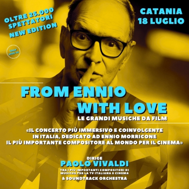 Locandina evento FROM ENNIO WITH LOVE (NEW EDITION)