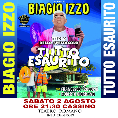 Locandina evento TUTTO ESAURITO