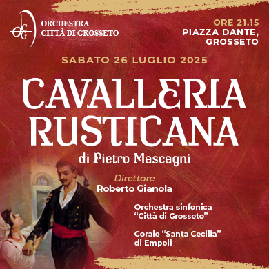Locandina evento CAVALLERIA RUSTICANA