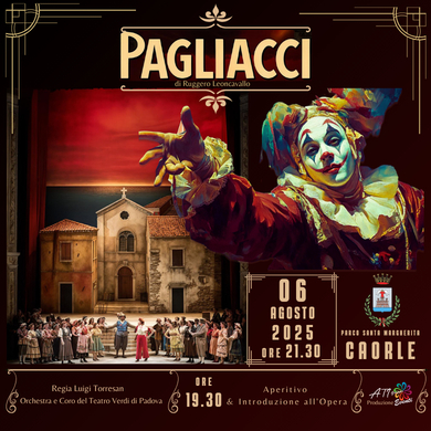Locandina evento OPERA IN PIAZZA PAGLIACCI