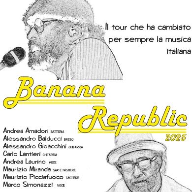 Locandina evento BANANA REPUBLIC