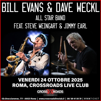 Locandina evento BILL EVANS & DAVE WECKL ALL STAR BAND