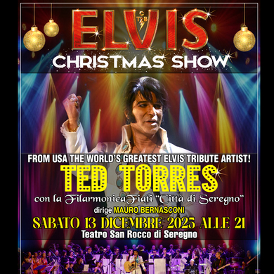 Locandina evento ELVIS CHRISTMAS SHOW