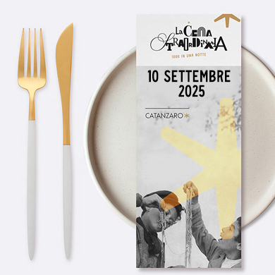 Locandina evento LA CENA STRAORDINARIA