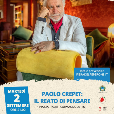 Locandina evento PAOLO CREPET