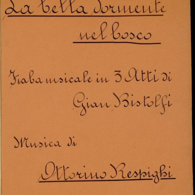 Locandina evento LA BELLA DORMENTE NEL BOSCO