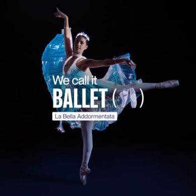 Locandina evento We Call It Ballet: La Bella Addormentata in un affascinante spettacolo di luci