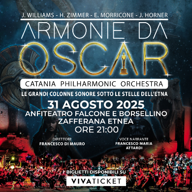 Locandina evento ARMONIE DA OSCAR
