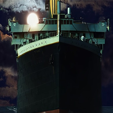 Locandina evento TITANIC ON STAGE