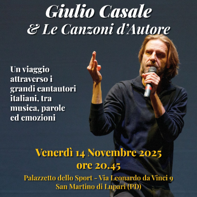 Immagine evento GIULIO CASALE E LE CANZONI D'AUTORE