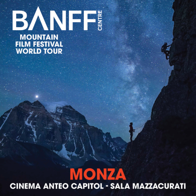 Locandina evento BANFF CENTRE MOUNTAIN FILM FESTIVAL WORLD TOUR ITALY 2026