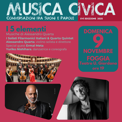 Locandina evento I 5 ELEMENTI