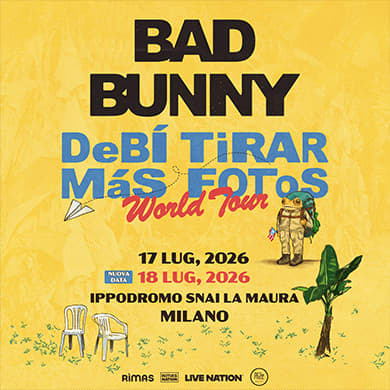 Locandina evento BAD BUNNY - DeBÍ TiRAR MáS FOToS World Tour
