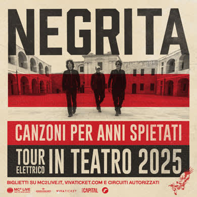 Immagine evento NEGRITA - CANZONI PER ANNI SPIETATI TOUR IN TEATRO 2025