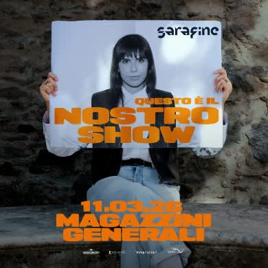 Immagine evento SARAFINE - QUESTO È IL NOSTRO SHOW