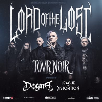 Locandina evento LORD OF THE LOST - TOVR NOIR