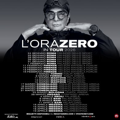 Locandina evento RENATO ZERO - L'ORAZERO IN TOUR 2026