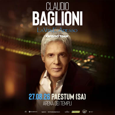 Immagine evento CLAUDIO BAGLIONI - GRANDTOUR LA VITA È ADESSO