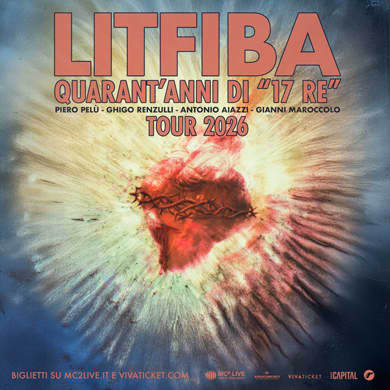 Locandina evento LITFIBA - QUARANT'ANNI DI 17 RE TOUR 2026