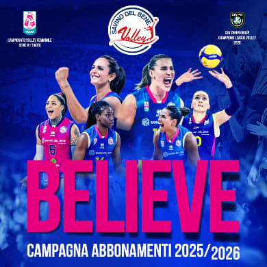 Immagine evento SAVINO DEL BENE VOLLEY | ABBONAMENTO ALL INCLUSIVE 2025/26 (GIRONE DI RITORNO)