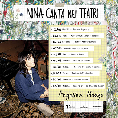 Locandina evento ANGELINA MANGO - NINA CANTA NEI TEATRI