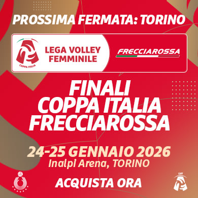 Immagine evento LEGA VOLLEY FEMMINILE | SEMIFINALI COPPA ITALIA FRECCIAROSSA