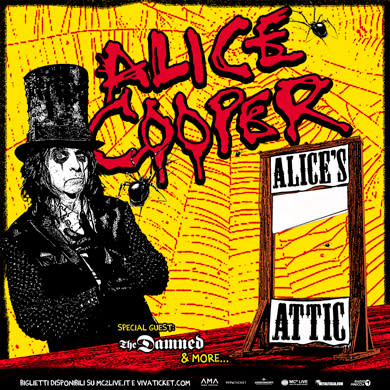 Locandina evento PARK | ALICE COOPER + THE DAMNED