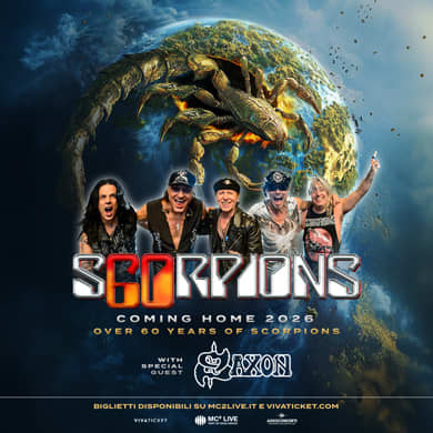 Locandina evento PARK | SCORPIONS + SAXON