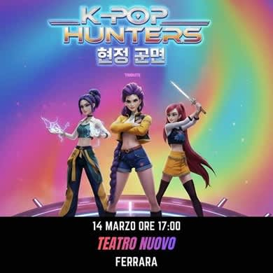 Locandina evento K-POP HUNTERS