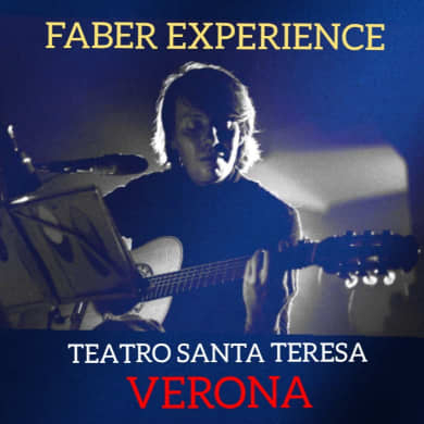 Locandina evento FABER EXPERIENCE: TRIBUTO A FABRIZIO DE ANDRE'