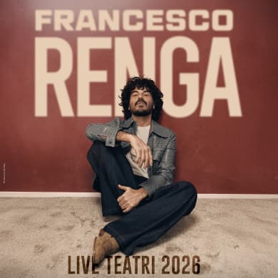 Locandina evento FRANCESCO RENGA - LIVE TEATRI 2026