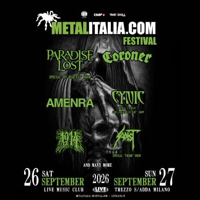 Locandina evento METALITALIA.COM FESTIVAL 2026 | DAY 1