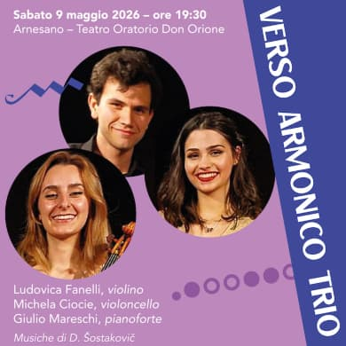 Locandina evento VERSO ARMONICO TRIO