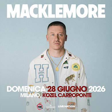 Locandina evento MACKLEMORE