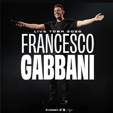 Locandina evento FRANCESCO GABBANI - LIVE TOUR 2026