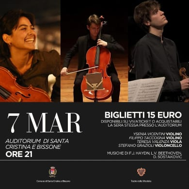 Immagine evento CONCERTO DI MUSICA CLASSICA