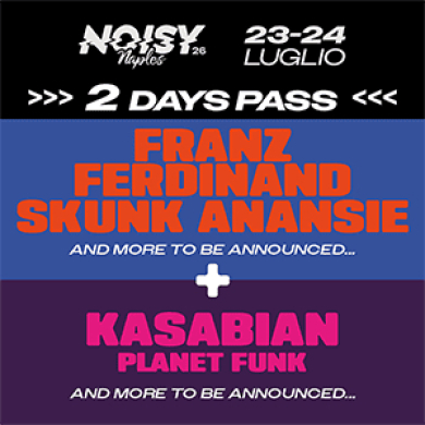 Locandina evento NOISY NAPLES FEST 2026 | 2 DAYS PASS