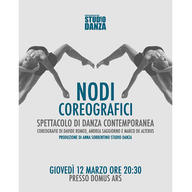 Locandina evento NODI COREOGRAFICI