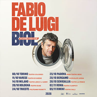 Locandina evento FABIO DE LUIGI - BIOL - IN CARNE E OSSA TOUR