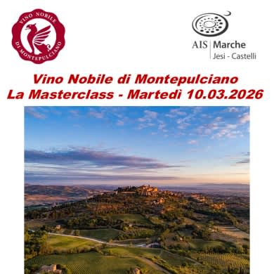 Immagine evento MASTERCLASS: VINO NOBILE DI MONTEPULCIANO
